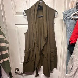 Moda Olive Green Knit Vest